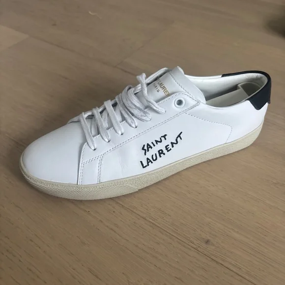 Saint Laurent Leather Sneakers size EU 38 - Picture 5 of 13